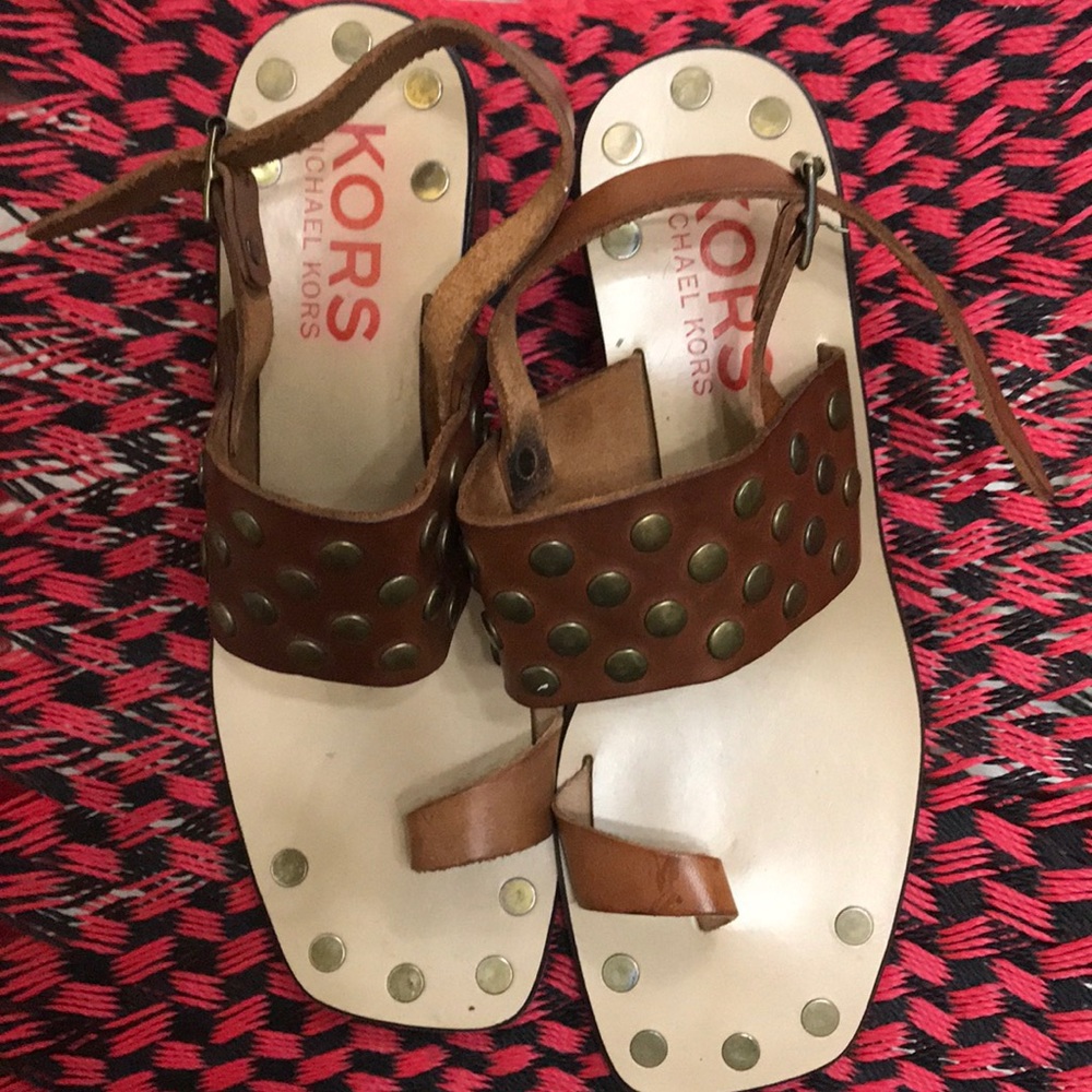 Michael Kors studded low heel Sandals